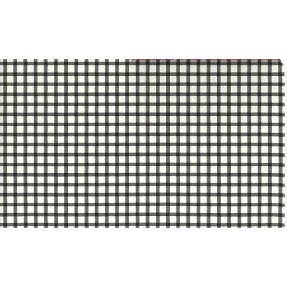 Hallmark Christmas Wrapping Paper Black White Check Red Reversible Roll 35 sq ft - Picture 1 of 6